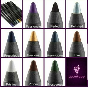 Pencil and liquid eyeliners